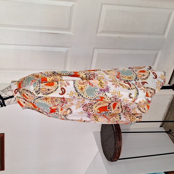 True Destinations Blouse Button Front Top Women Large - Picture 6 of 8